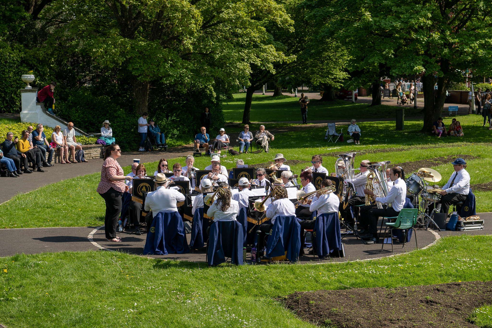 Lancaster City Brass at Happy Mount Park: Dave Green